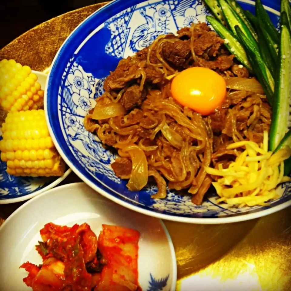 Beef Bowl with Kimchee on the side|tayukoさん