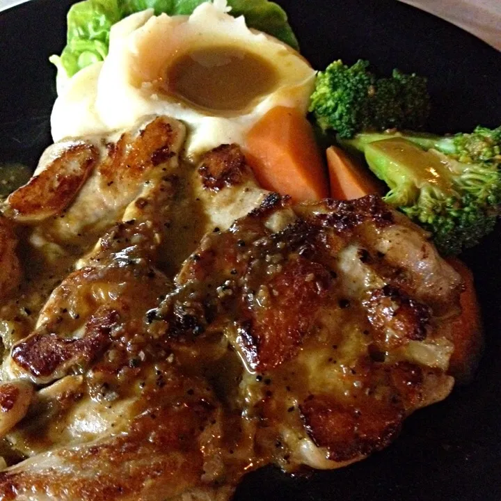 Black Pepper Chicken Chop|Yvonne Limさん