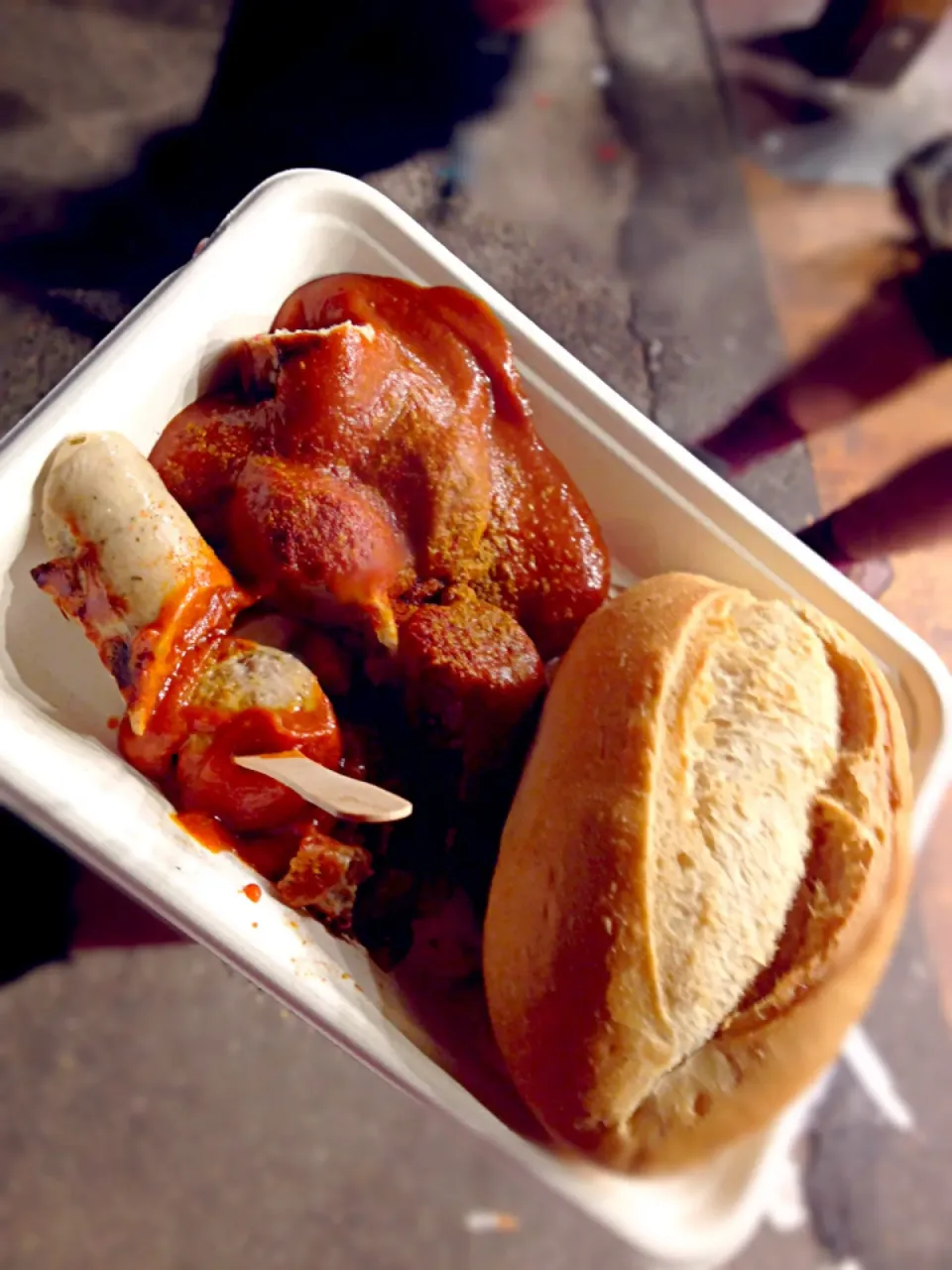 German Currywurst at Oktoberfest in Munich|RebeccaH💟さん