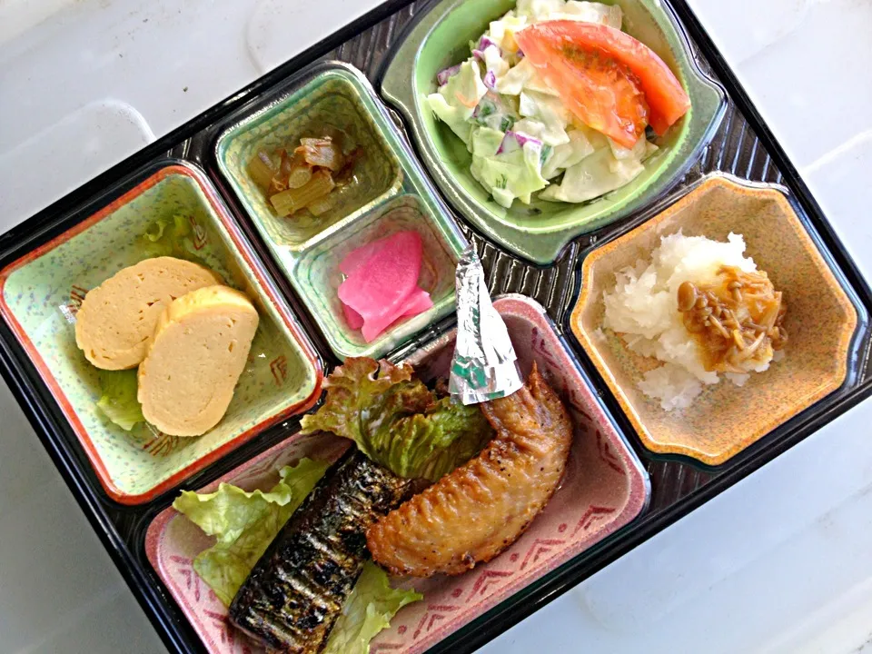 日替り弁当 手羽先の唐揚げ|kurita820さん