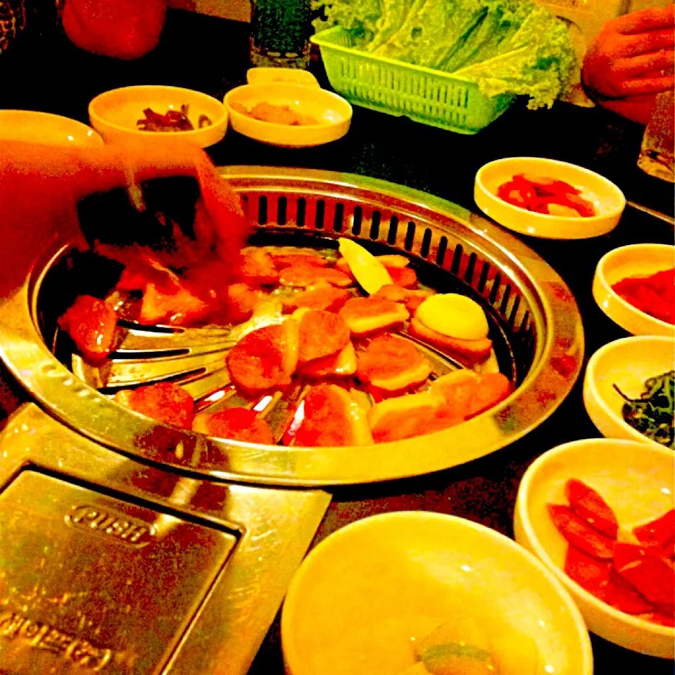 Korean BBQ ( smoked Duck, pork belly, chicken fillet, beef, mutton ) etc...|laumeikuanさん