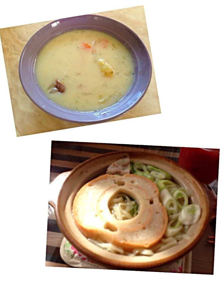 Snapdishの料理写真:風邪っぴき 彼の手料理|ぷわこさん