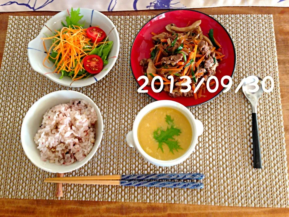 Snapdishの料理写真:朝ごはん  2013・9・30|ローゼルさん