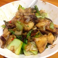 Stir-fried snapper with asparagus and shiitake mushrooms|Amy Robinsonさん