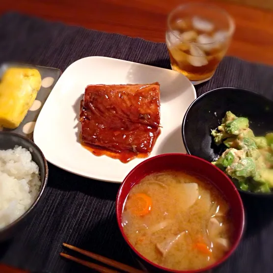 鯖の味噌煮定食！|nacanoさん