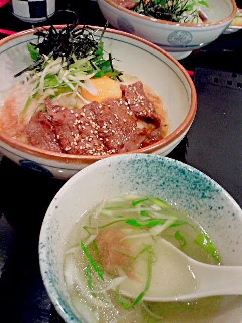 牛タンとろろ丼|きりんさん