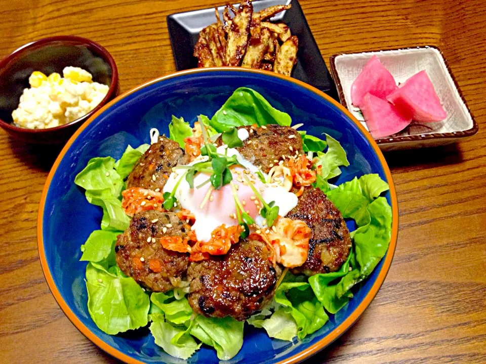 ひじきハンバーグ丼|みーさん