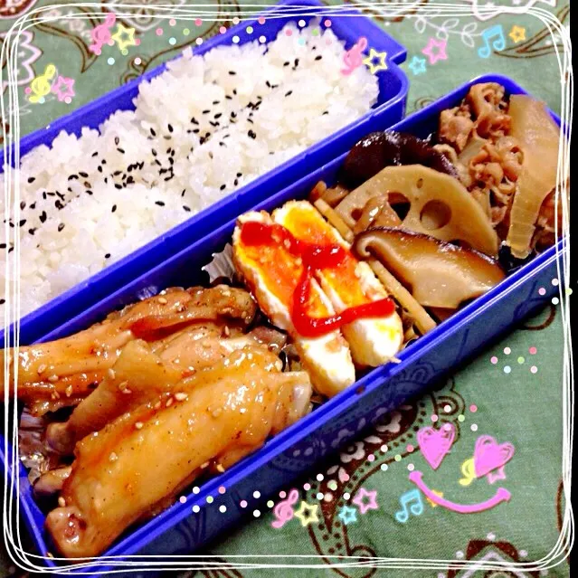 どうしても😝茶色！息子弁当|きょうこさんさん