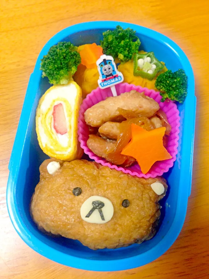 Snapdishの料理写真:むすこお弁当|こきみさん