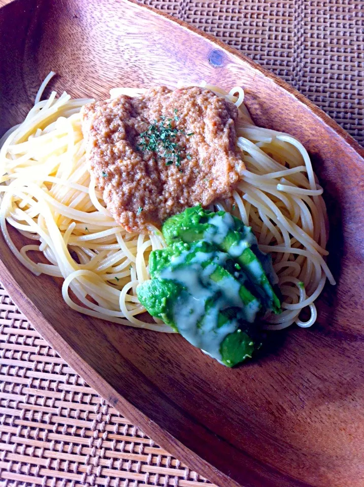 kumikoさんの料理 ごまクリーミー素麺💕パスタで〜|いよこ🍻さん