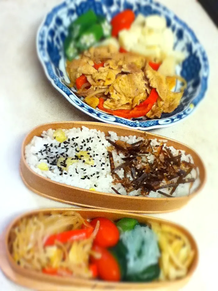 Today's lunch.JKは都民の日で休みー|hoppycowさん