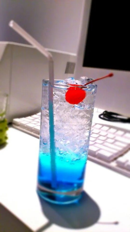 Blue hawaii soda|ครัวอิอ้วน... Chubby Cookさん