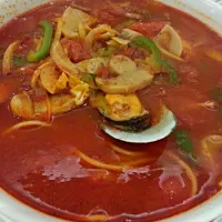 Seafood spaghetti in tomato soup~|Susanさん