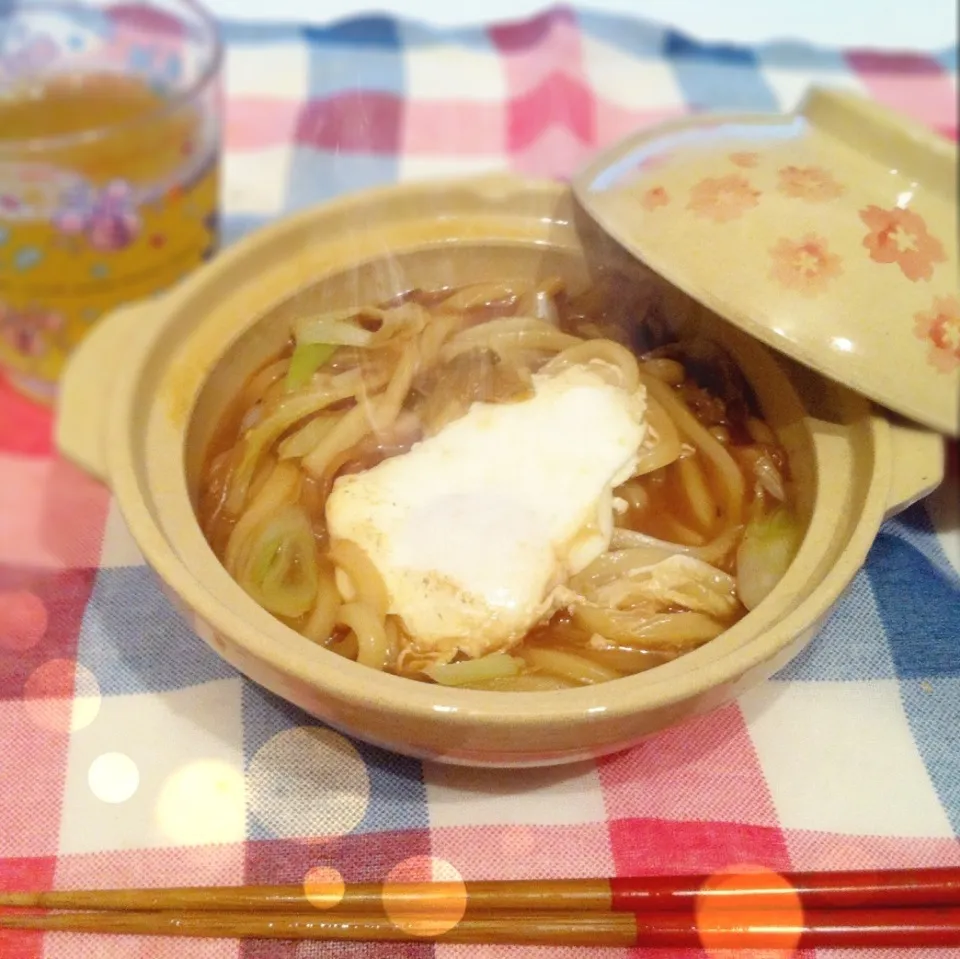 Snapdishの料理写真:うどんすき♪|chiemi148さん