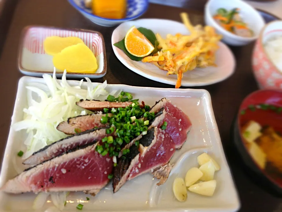 カツオタタキ定食|離乳食完了期 1歳さん