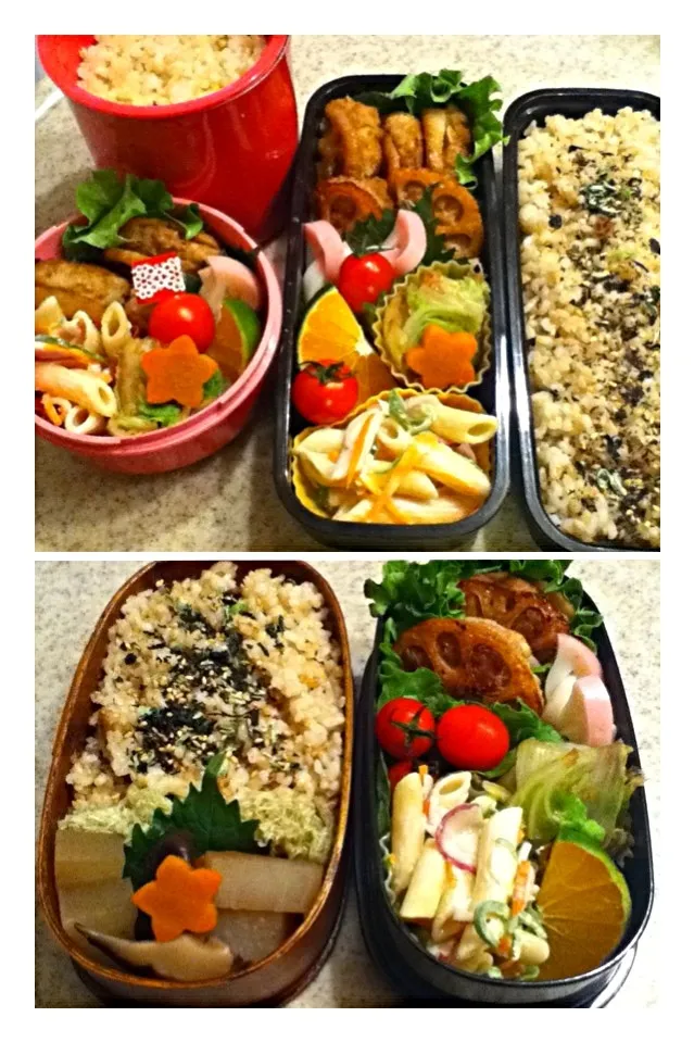 Snapdishの料理写真:10/2 みんなのお弁当|naoさん