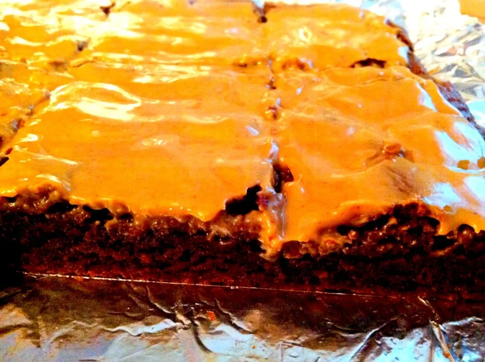 Melted peanut butter brownies|Juliee ~ ジュリーさん