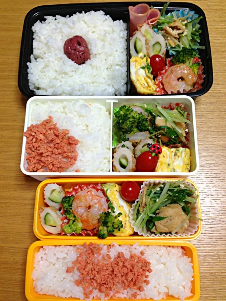 １０月２日３人弁当|川上千尋さん