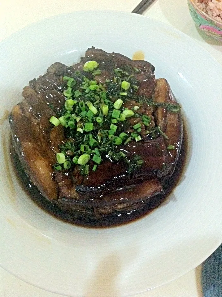 Hakka braised pork with preserved Mui Choy|zeitwolerさん