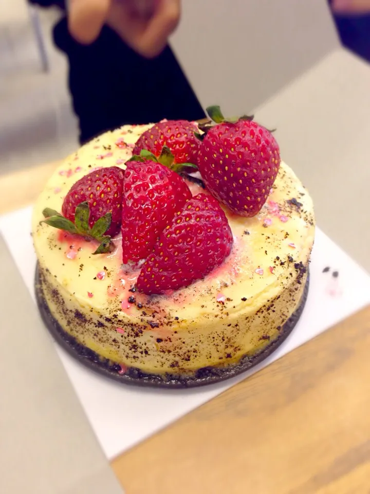 cheese cake made from my friend|lauraaaさん