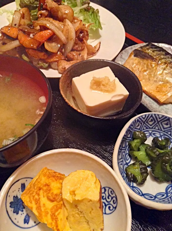 鯖の塩焼きと黒豚スタミナ焼きのセット•ランチ。|Takashi H.さん