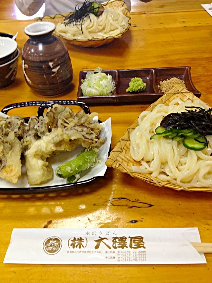 日本三代うどん@水澤うどん  大澤屋   舞茸天ぷらおいしー( ´ ▽ ` )ﾉ|marieさん