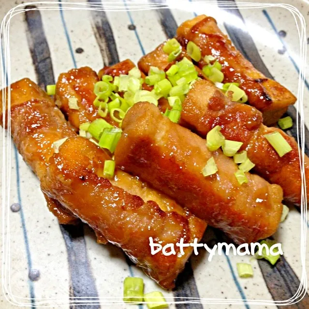 高野豆腐の豚肉巻き〜☆battymamaの晩ご飯〜☆10/1(火)☆|ばってぃーまま＠♪さん