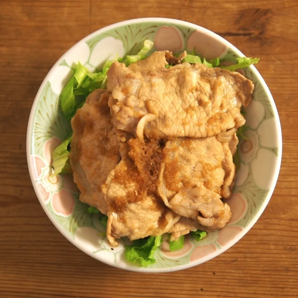 夜食リクに豚🐽生姜焼き|168さん