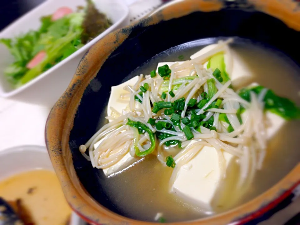 えのきのあんかけ豆腐|ちかさん