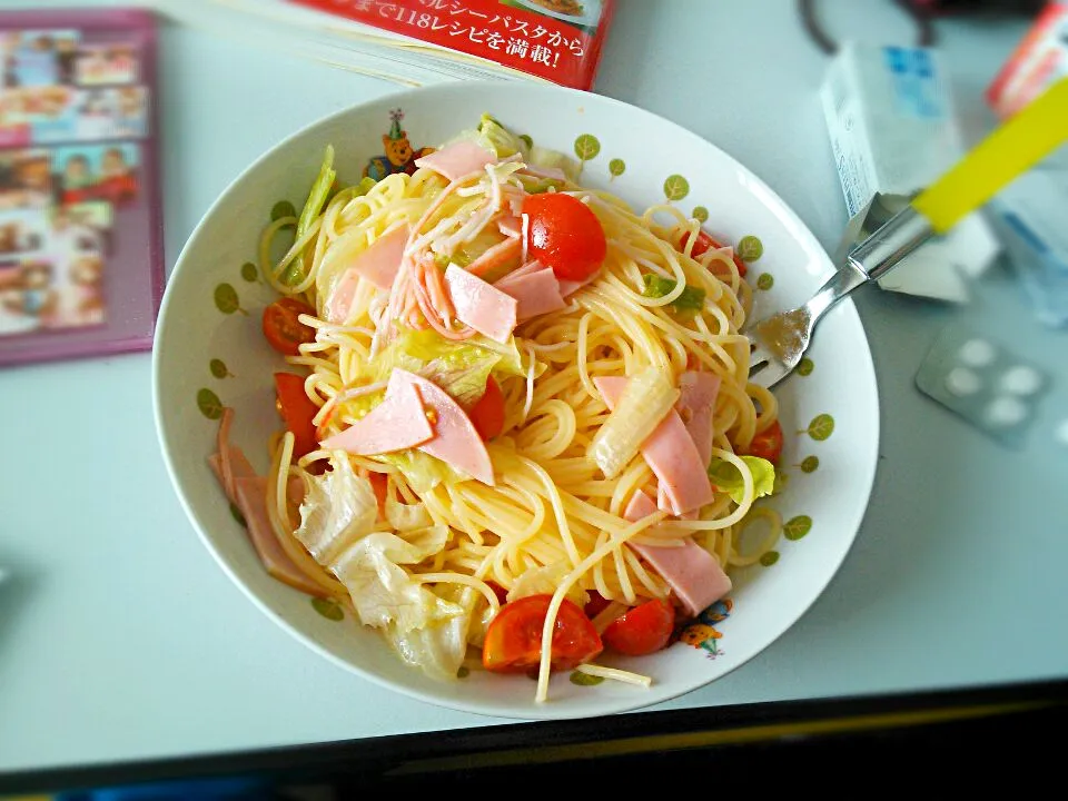 フレッシュトマトの冷製パスタ|ゆりかさん