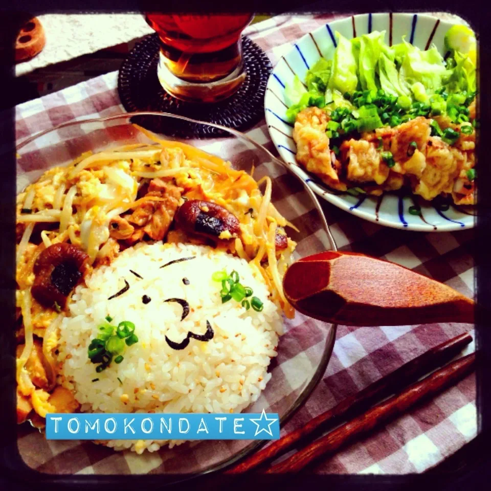 今日のトモコンダテは昨日の残りのせせりポン酢をリメイク親子丼🐓🍳🍚🍴💨|🇯🇵ともこちゃん。さん