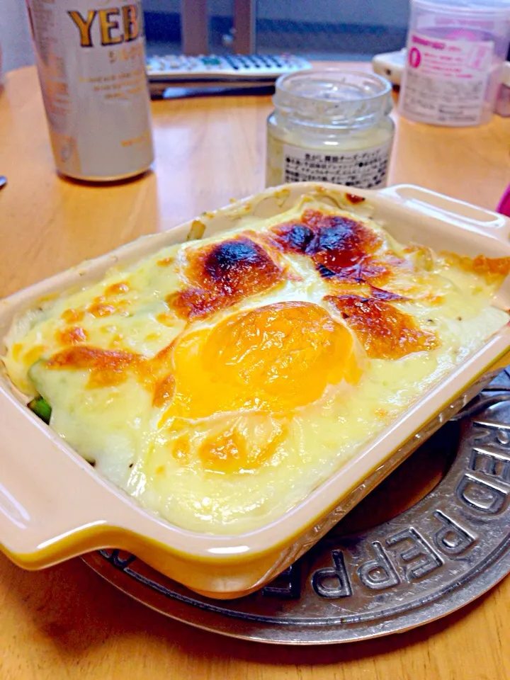 Snapdishの料理写真:野菜たっぷりのグラタン|たけあんさん