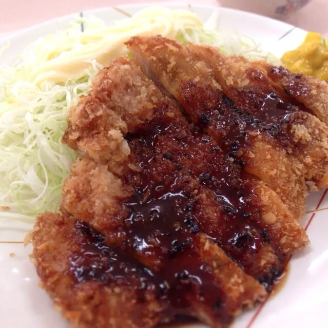 ポーク重ねカツ at 社員食堂|さるさん