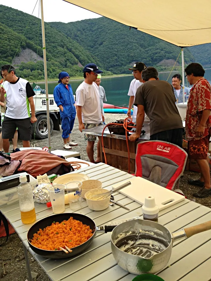 本栖湖でチキンライス…まだまだ続きます。|Sumichanさん