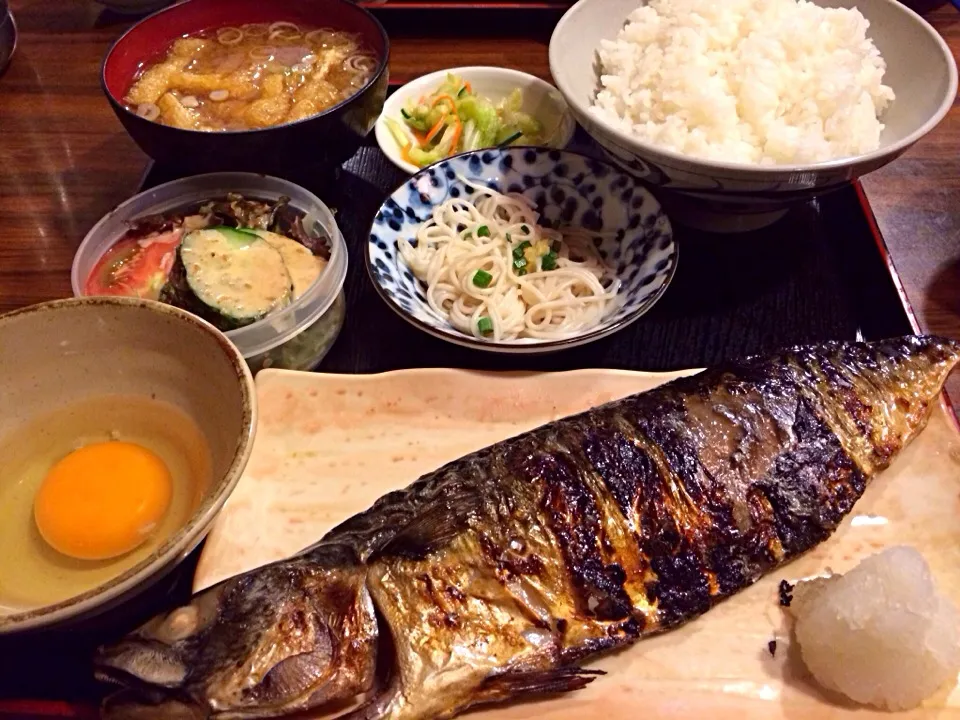 赤頭巾のサバ塩焼き定食|michiteruさん