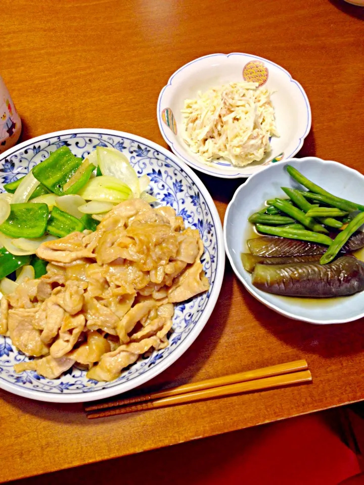 おばんざい・生姜焼き定食|リンコさん