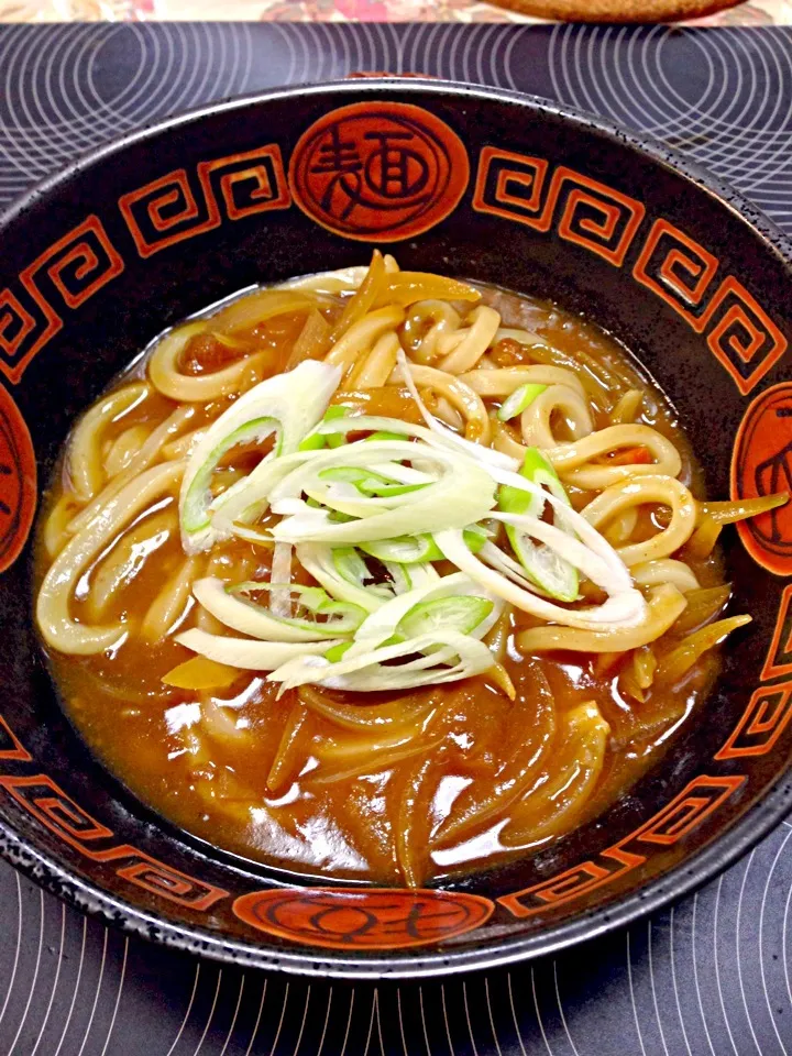 残ったカレーでお蕎麦屋さん風カレーうどん by マミング|ponnaoさん