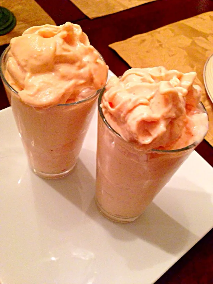 Mango peach smoothies|soberrynaturalさん