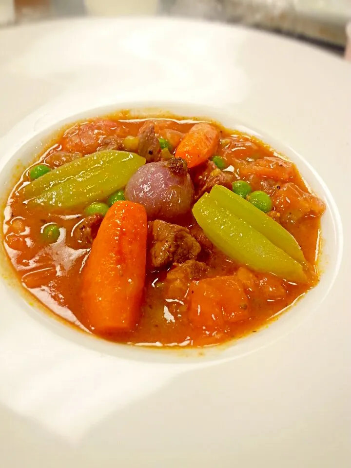 Beef Stew made in class at Le Cordon Bleu Boston|Tjay Princeさん