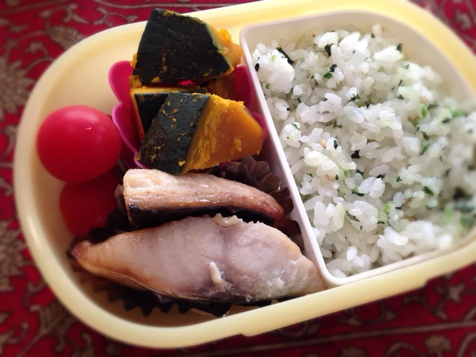 塩鯖とかぼちゃの煮物弁当|もえさん