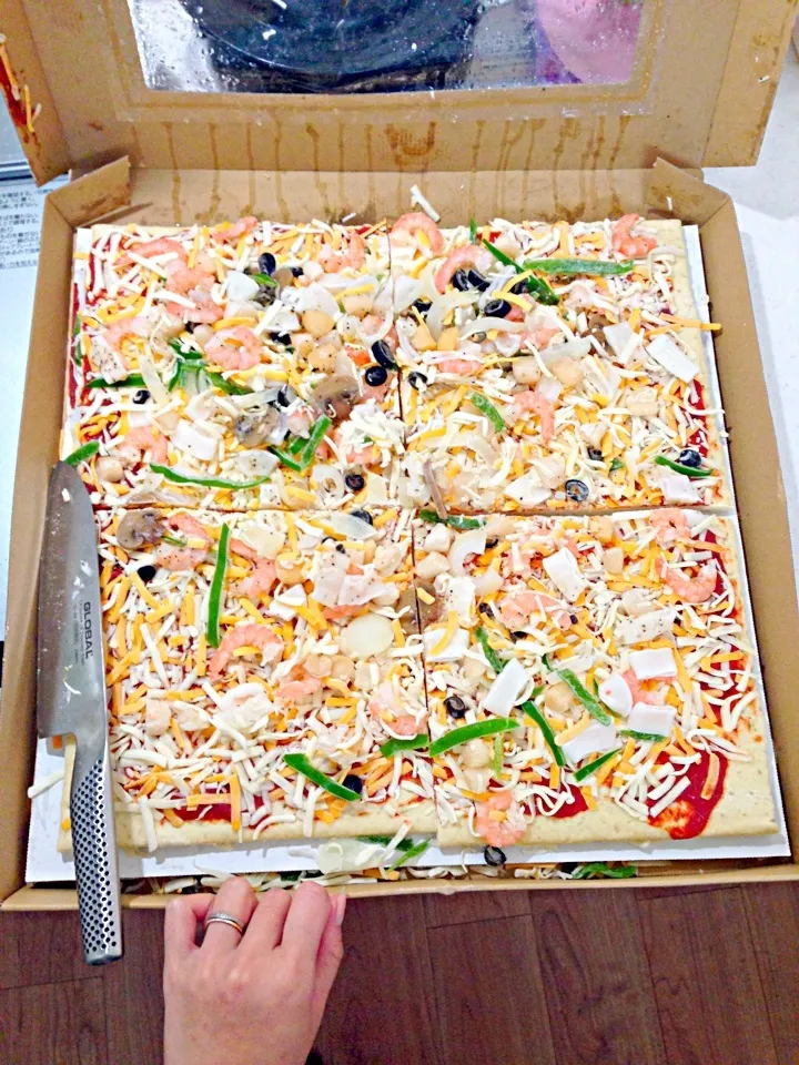 Snapdishの料理写真:コストコピザ🍕|Mikiさん