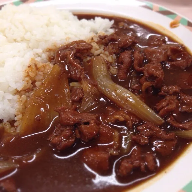 ハヤシライス定食 at 社員食堂|さるさん