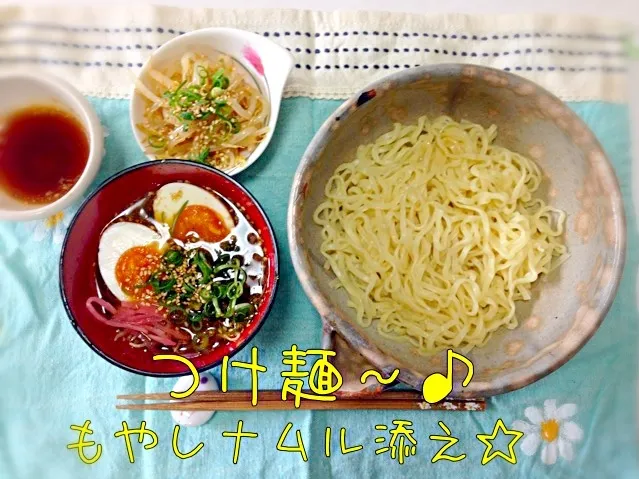 つけ麺♪もやしナムル添え☆|ゆりさん