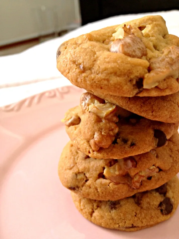 Walnut & choc chip cookies|12Dragonさん