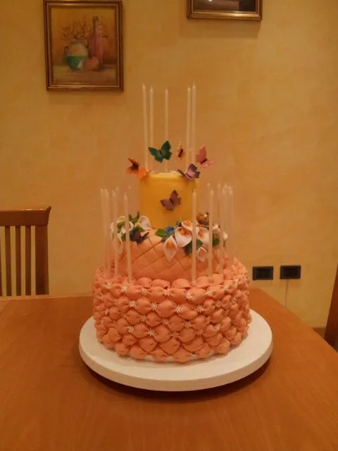 Snapdishの料理写真:Torta per il mio 23º compleanno :-D|Martina Battisegolaさん