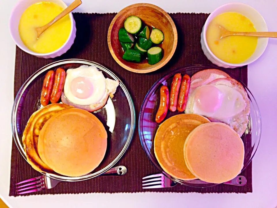 Snapdishの料理写真:またまたpancake♡|あやめさん