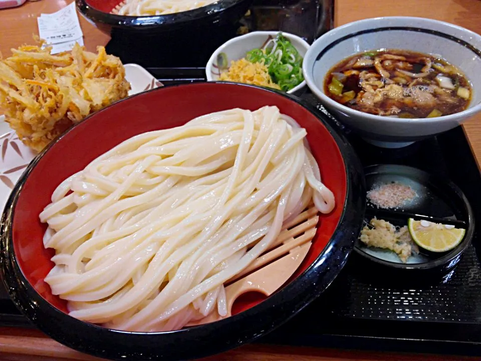 Snapdishの料理写真:肉汁つけうどん＠丸亀|ジュンさん