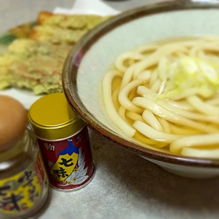 うどん&ちくわ磯辺揚げ|ごるびーさん