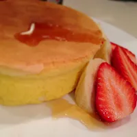 Snapdishの料理写真:ふわっふわホッとケーキ|june neeさん