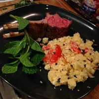 Snapdishの料理写真:Med rack of lamb|deeさん